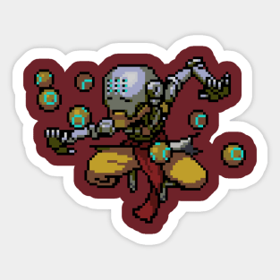 Overwatch - 16-Bit Zenyatta Sticker